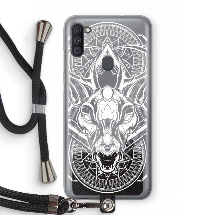 Oh Deer: Samsung Galaxy A11 Transparant Hoesje met koord