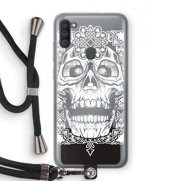 Seek & Destroy: Samsung Galaxy A11 Transparant Hoesje met koord