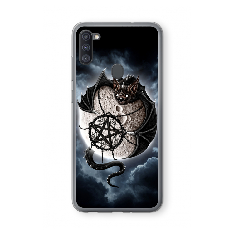 Volle maan: Samsung Galaxy A11 Transparant Hoesje