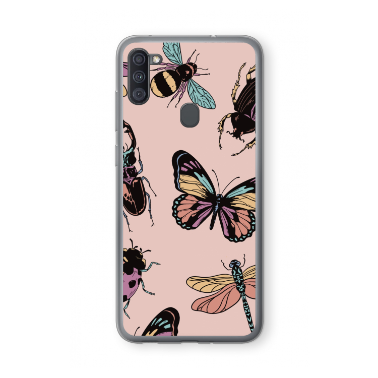 Tiny Bugs: Samsung Galaxy A11 Transparant Hoesje