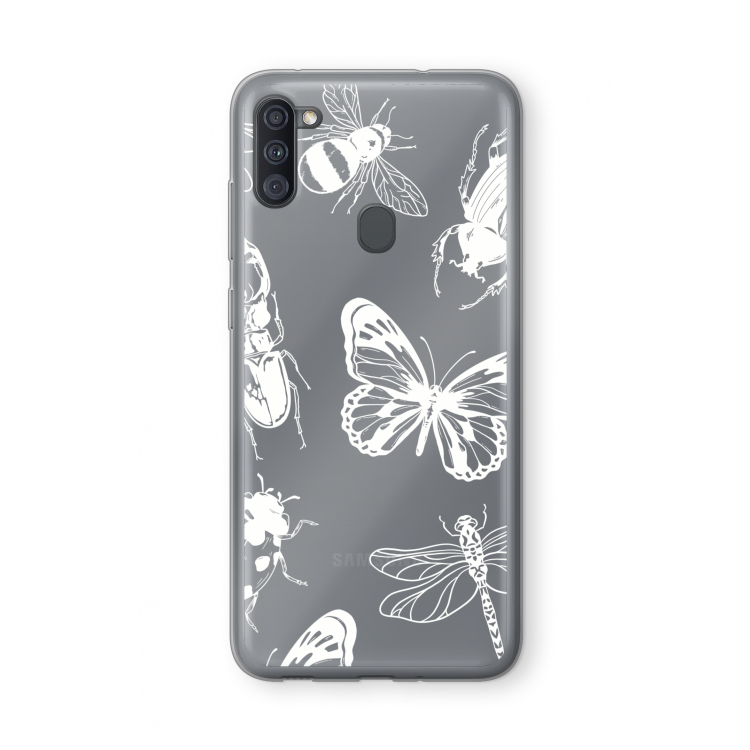 Tiny Bugs: Samsung Galaxy A11 Transparant Hoesje