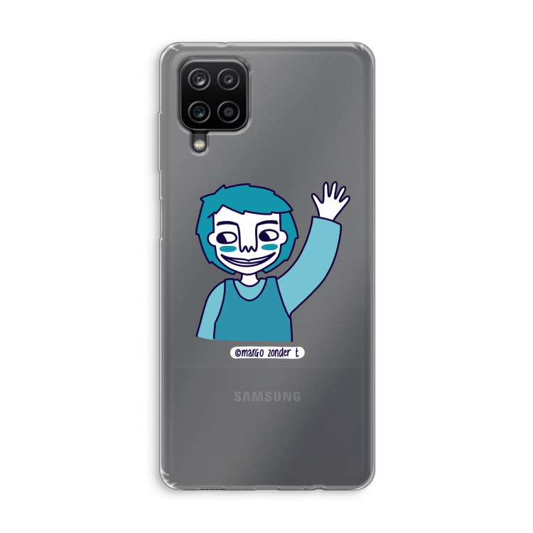 Zwaai: Samsung Galaxy A12 Transparant Hoesje