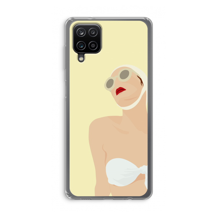 Summer: Samsung Galaxy A12 Transparant Hoesje