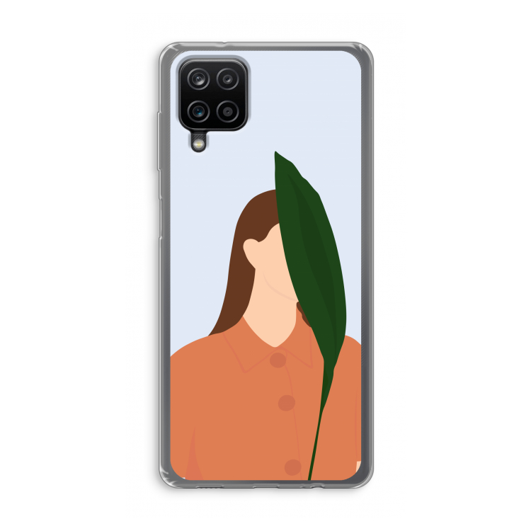 Leaf: Samsung Galaxy A12 Transparant Hoesje