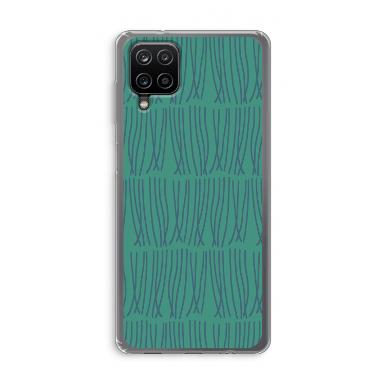 Swirls: Samsung Galaxy A12 Transparant Hoesje