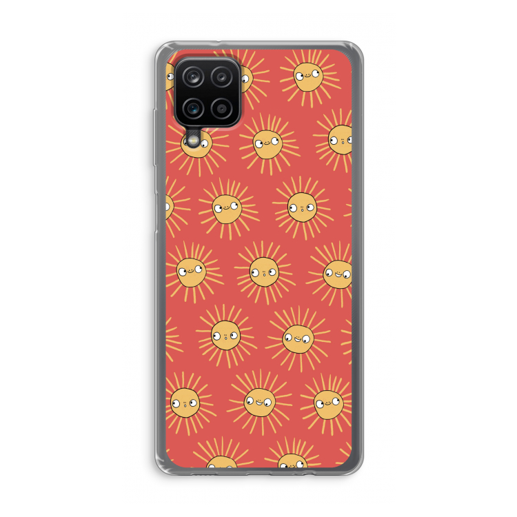 Zon: Samsung Galaxy A12 Transparant Hoesje