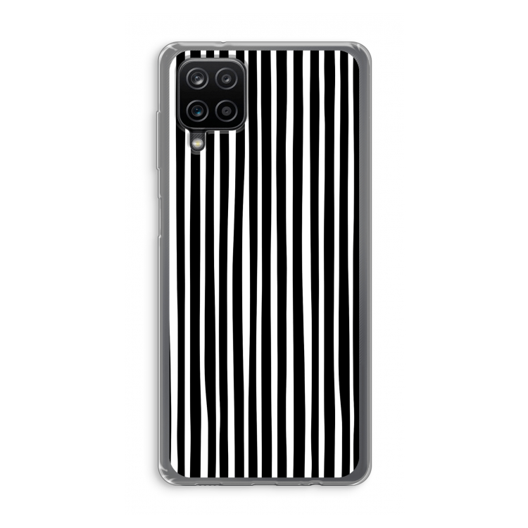 Stripes: Samsung Galaxy A12 Transparant Hoesje