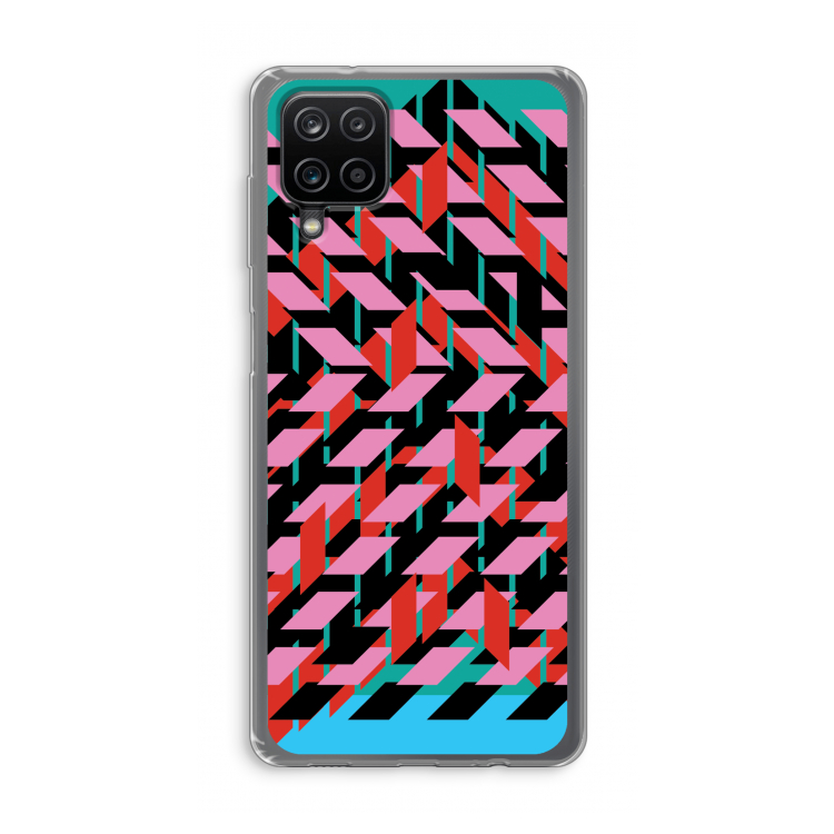 Skew Blush 2: Samsung Galaxy A12 Transparant Hoesje