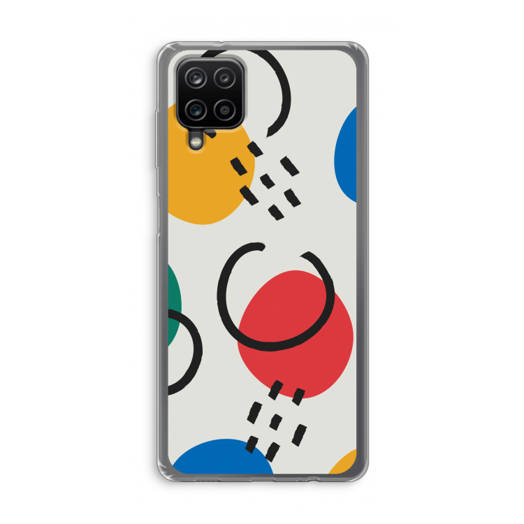 Illustratieve pop 3: Samsung Galaxy A12 Transparant Hoesje