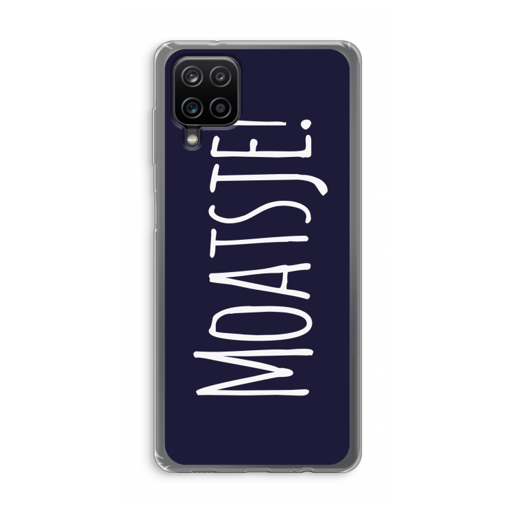 Moatsje!: Samsung Galaxy A12 Transparant Hoesje