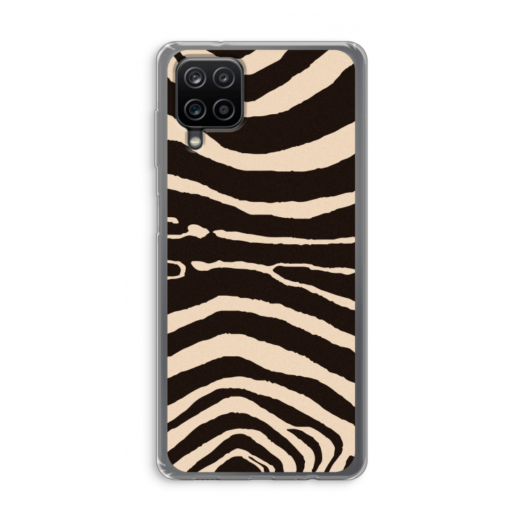 Arizona Zebra: Samsung Galaxy A12 Transparant Hoesje