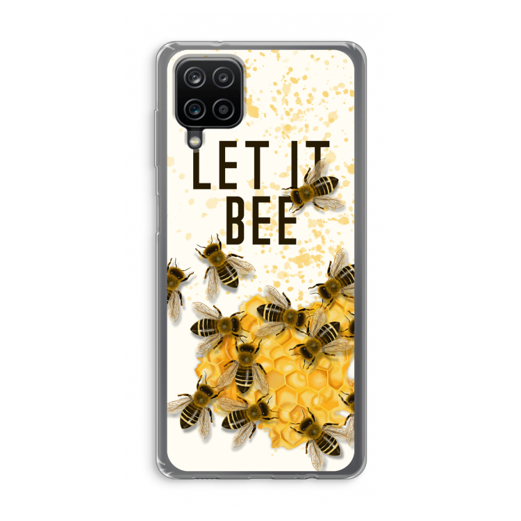Let it bee: Samsung Galaxy A12 Transparant Hoesje