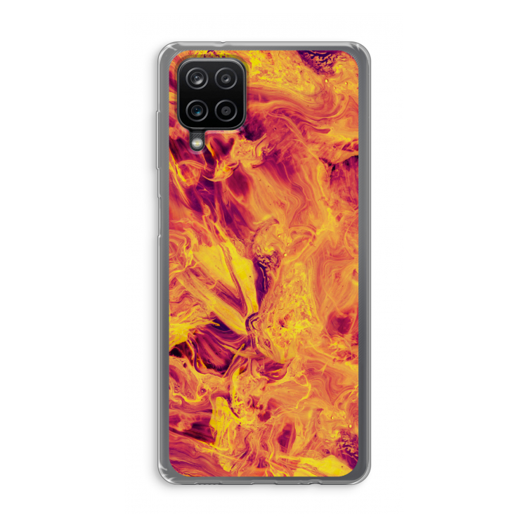 Eternal Fire: Samsung Galaxy A12 Transparant Hoesje