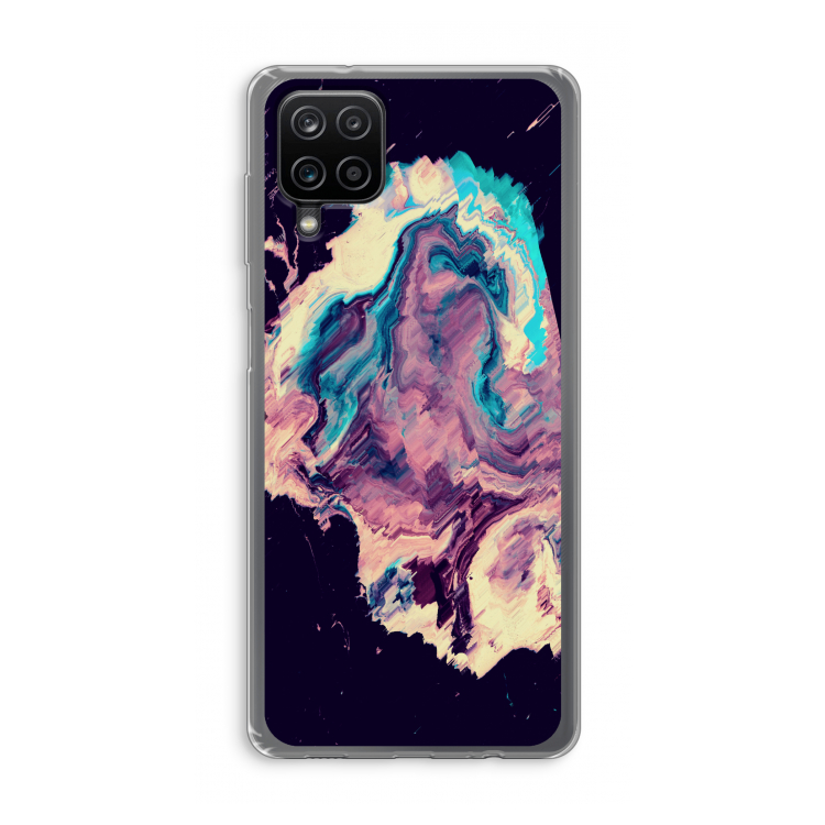 Cosmic Silence: Samsung Galaxy A12 Transparant Hoesje