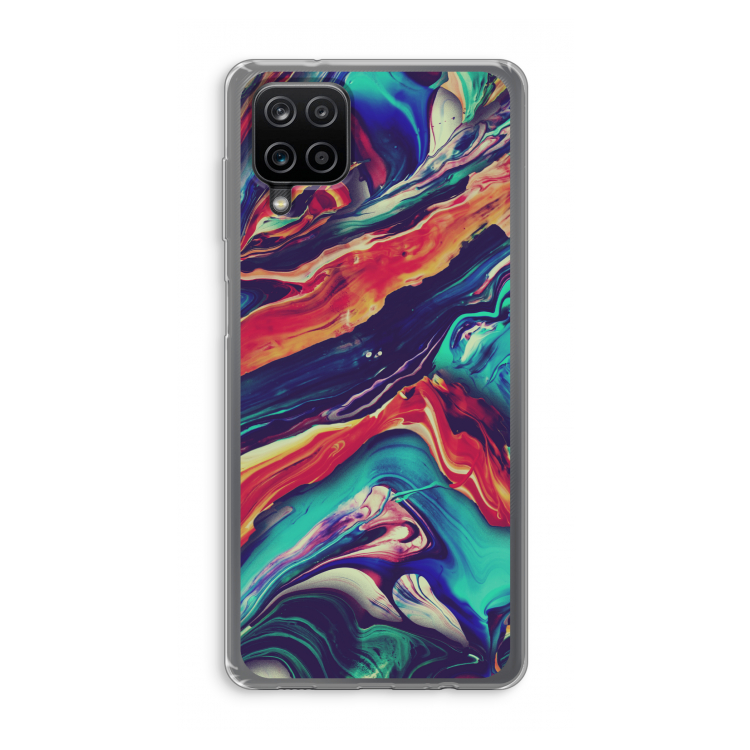 Chameleon Sun: Samsung Galaxy A12 Transparant Hoesje