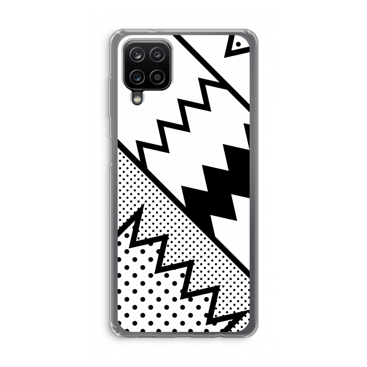 Pop Art #5: Samsung Galaxy A12 Transparant Hoesje