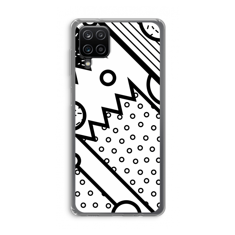 Pop Art #4: Samsung Galaxy A12 Transparant Hoesje