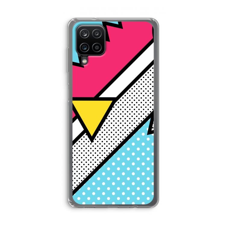 Pop Art #3: Samsung Galaxy A12 Transparant Hoesje