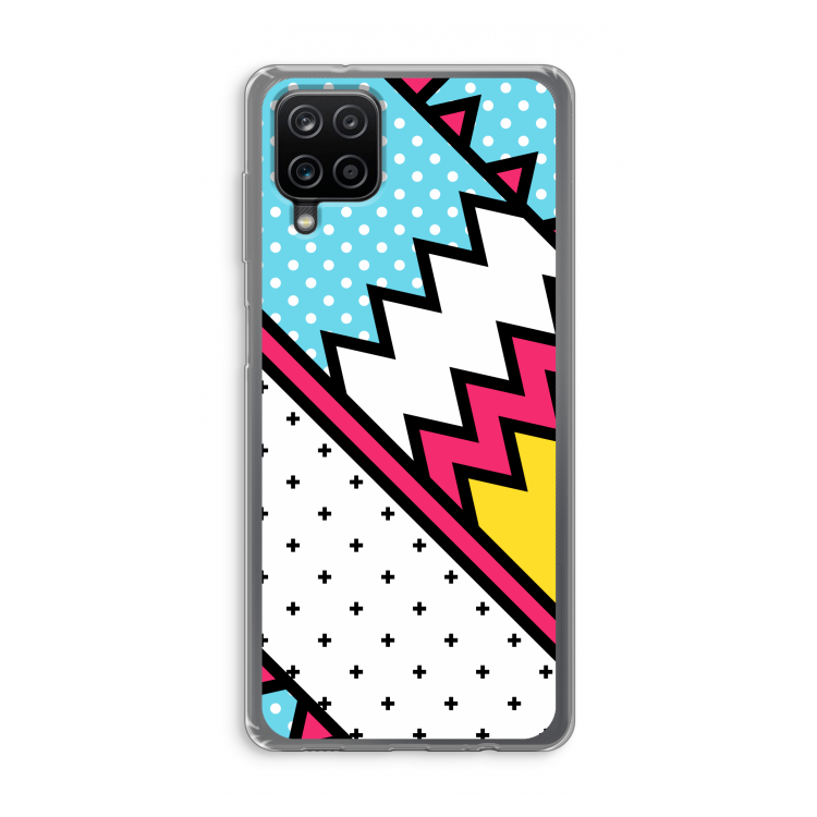 Pop Art #2: Samsung Galaxy A12 Transparant Hoesje
