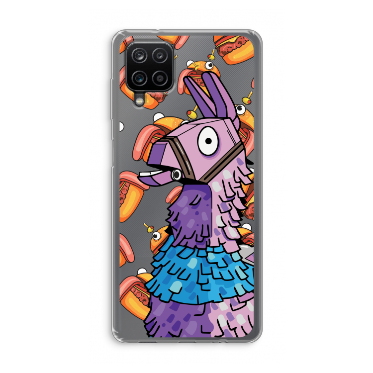Loot Burger: Samsung Galaxy A12 Transparant Hoesje