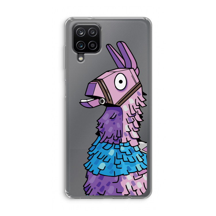 Lama: Samsung Galaxy A12 Transparant Hoesje