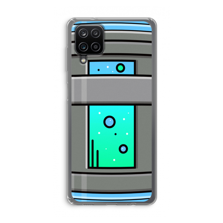 Chug Bottle: Samsung Galaxy A12 Transparant Hoesje