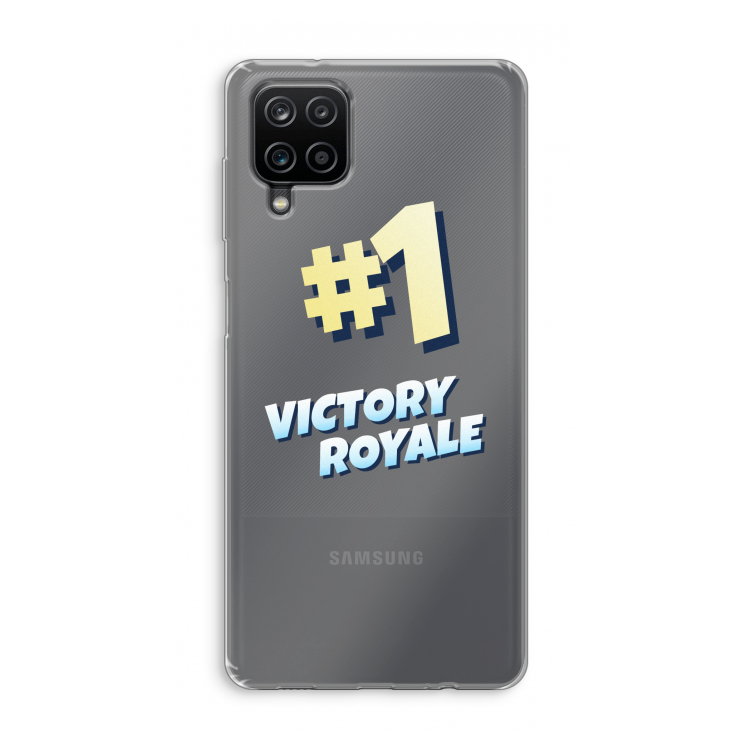 Victory Royale: Samsung Galaxy A12 Transparant Hoesje