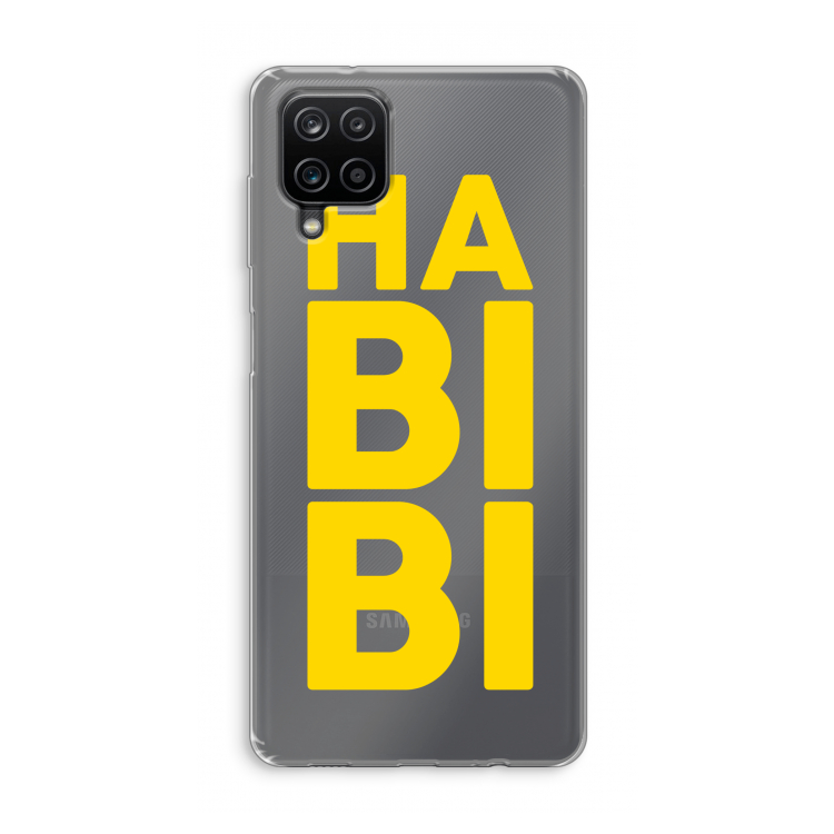 Habibi Majorelle : Samsung Galaxy A12 Transparant Hoesje