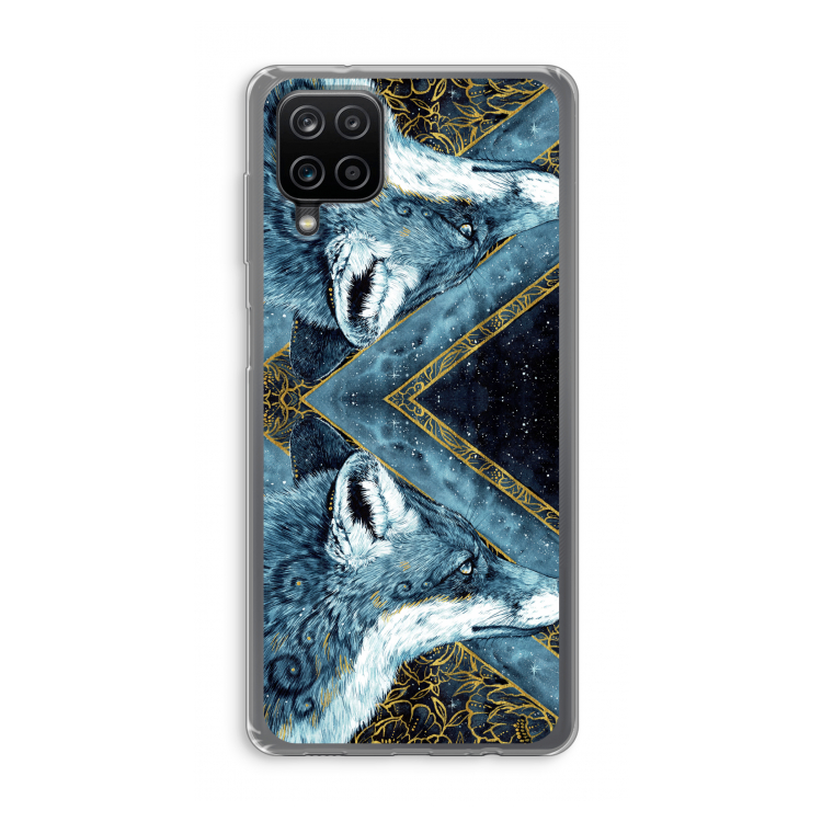 Golden Fox: Samsung Galaxy A12 Transparant Hoesje