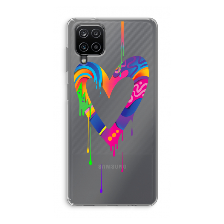 Melts My Heart: Samsung Galaxy A12 Transparant Hoesje