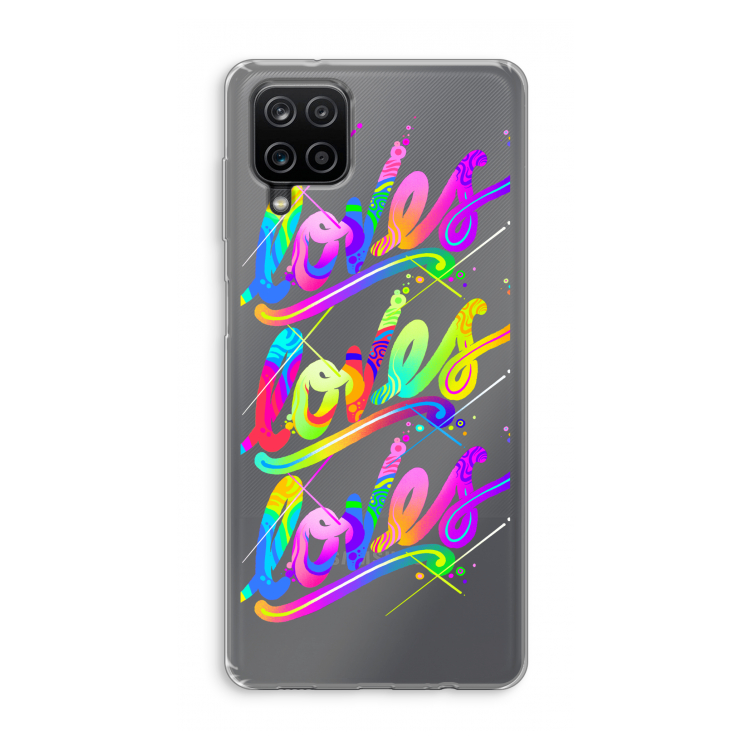 Loves: Samsung Galaxy A12 Transparant Hoesje