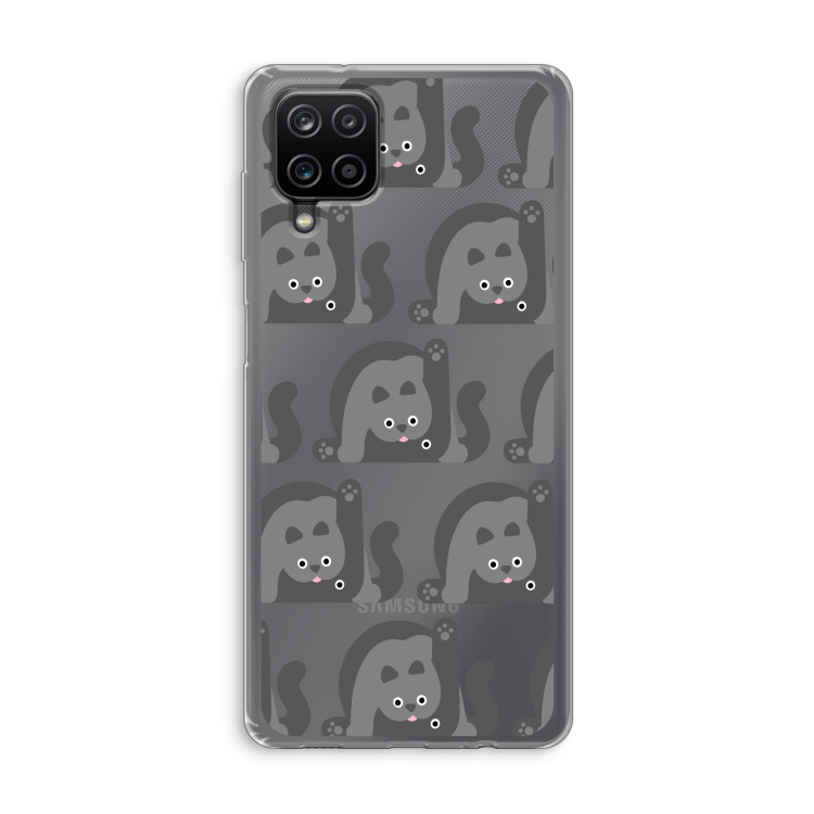 Cats: Samsung Galaxy A12 Transparant Hoesje