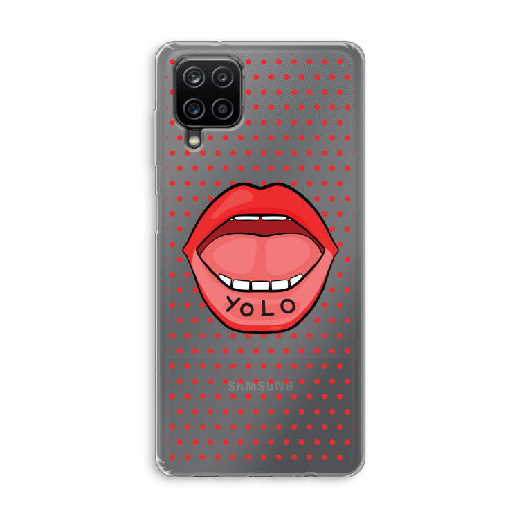 Yolo Denise: Samsung Galaxy A12 Transparant Hoesje