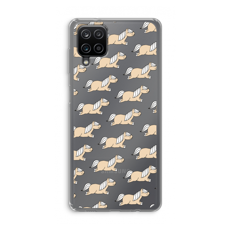 Ponys: Samsung Galaxy A12 Transparant Hoesje