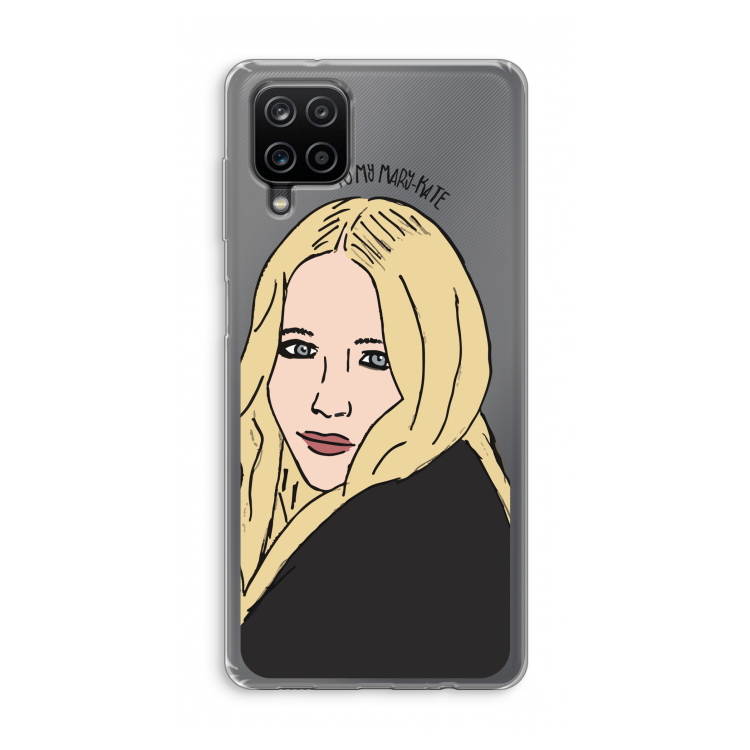 Mary Kate: Samsung Galaxy A12 Transparant Hoesje