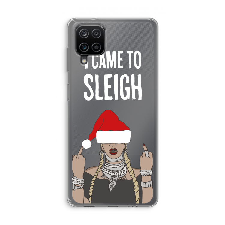Came To Sleigh: Samsung Galaxy A12 Transparant Hoesje