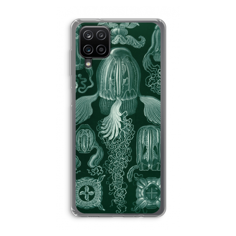 Haeckel Cubomedusae: Samsung Galaxy A12 Transparant Hoesje