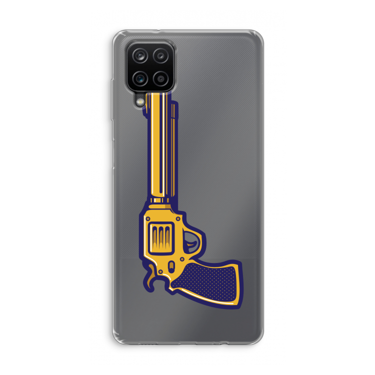 Pew Pew Pew: Samsung Galaxy A12 Transparant Hoesje
