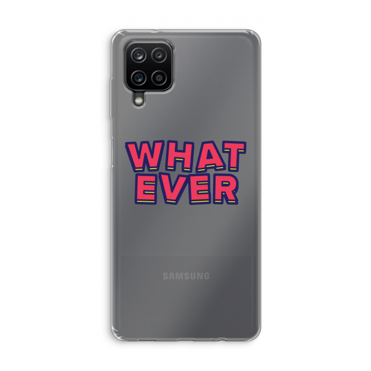 Whatever: Samsung Galaxy A12 Transparant Hoesje