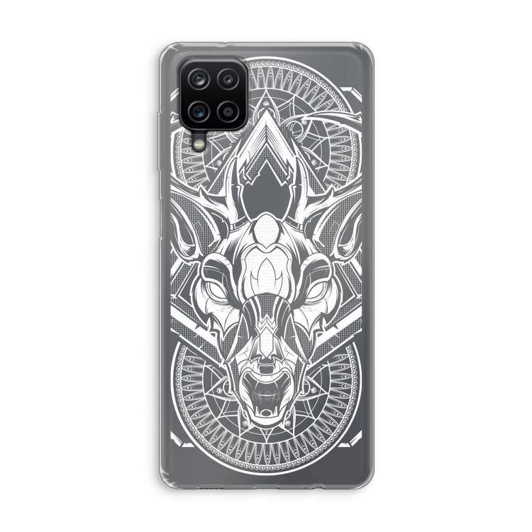 Oh Deer: Samsung Galaxy A12 Transparant Hoesje