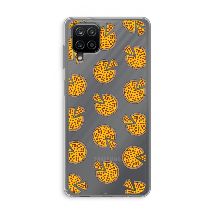 You Had Me At Pizza: Samsung Galaxy A12 Transparant Hoesje