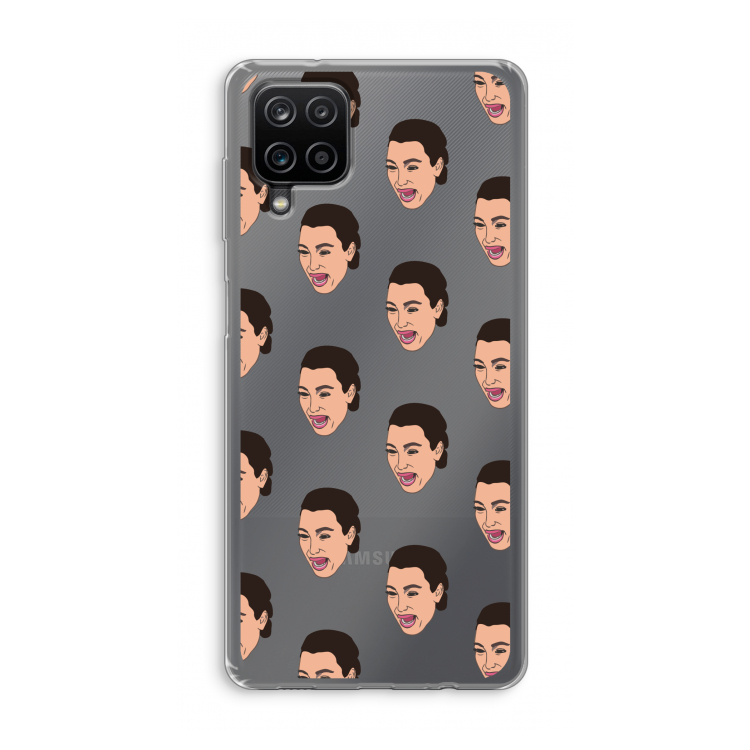 Ugly Cry Call: Samsung Galaxy A12 Transparant Hoesje