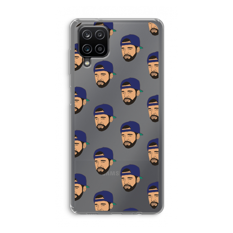 Drake Away: Samsung Galaxy A12 Transparant Hoesje
