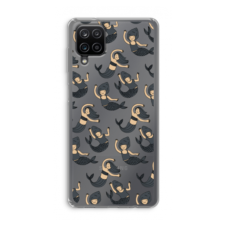 Zeemeermin: Samsung Galaxy A12 Transparant Hoesje