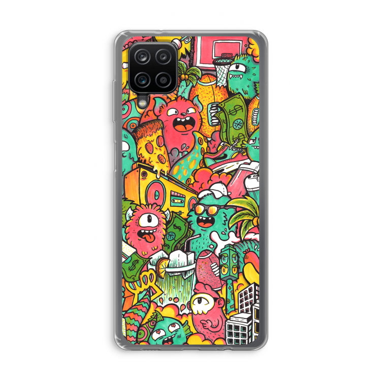 Vexx City: Samsung Galaxy A12 Transparant Hoesje