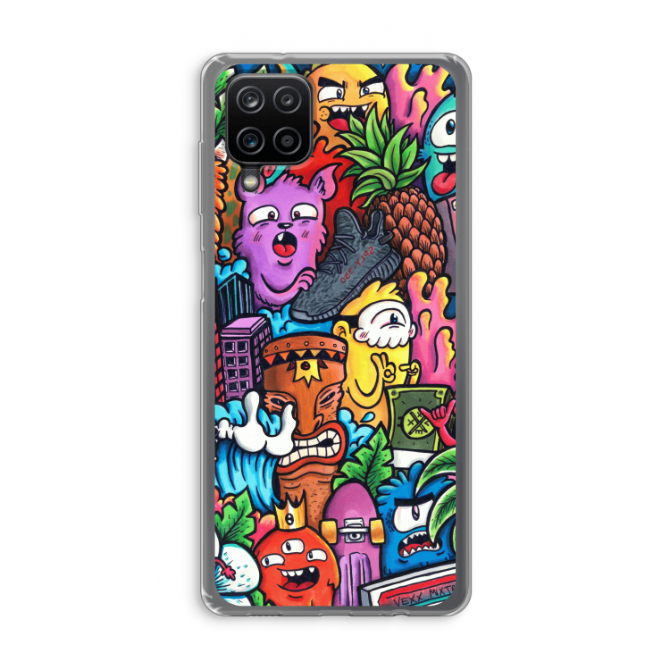 Vexx Mixtape: Samsung Galaxy A12 Transparant Hoesje