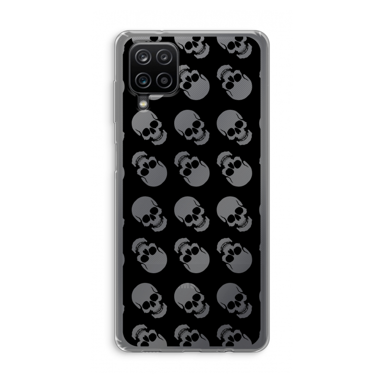 Musketon Skulls: Samsung Galaxy A12 Transparant Hoesje