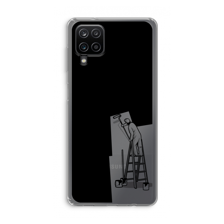 Musketon Painter: Samsung Galaxy A12 Transparant Hoesje