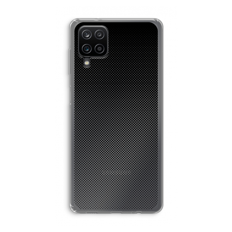 Musketon Halftone: Samsung Galaxy A12 Transparant Hoesje