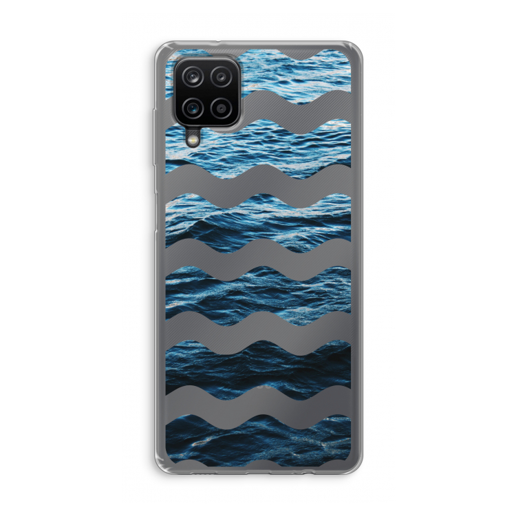 Oceaan: Samsung Galaxy A12 Transparant Hoesje